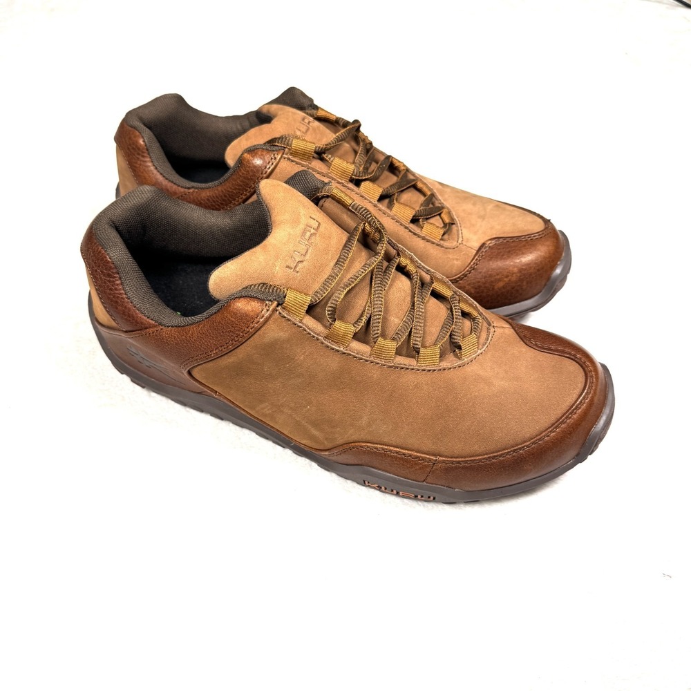 Kuru Chicane Sneakers Men's US 9.5 Wide Brown Suede Leather Trail Hiking Shoes